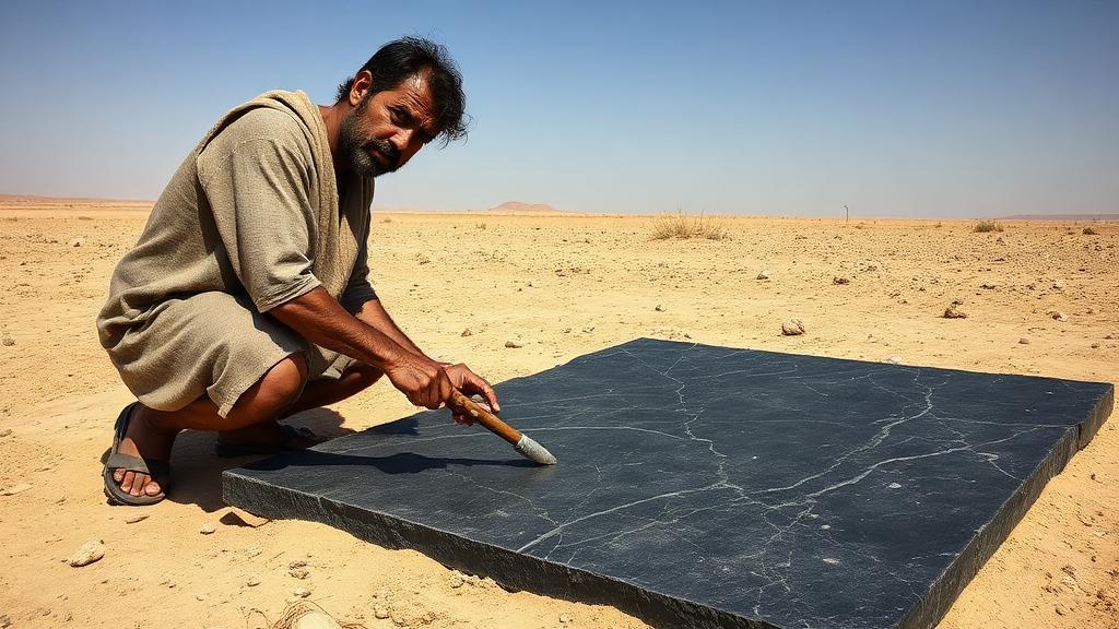 Arabic script: a king's epitaph in the Syrian desert