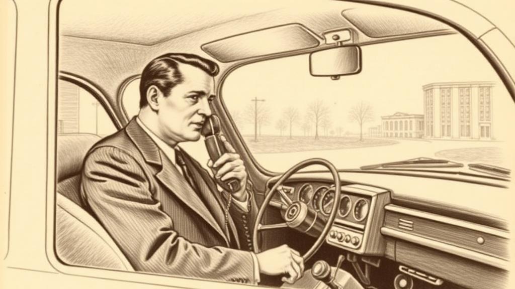 The car phone, or how eighty pounds of vacuum tubes first put a telephone on the road