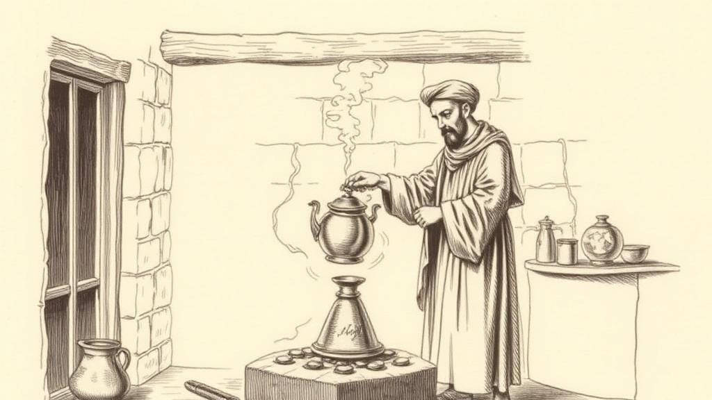 A large shop in Tahtakale: Istanbul's first coffeehouse