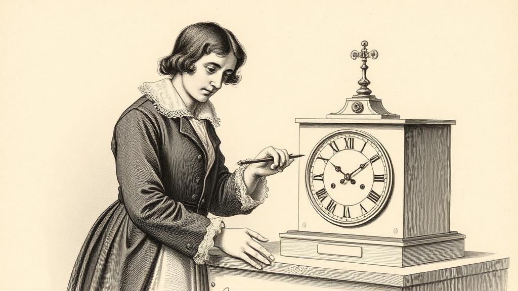 Huygens's pendulum clock: fifteen minutes become fifteen seconds