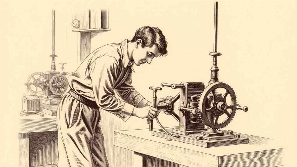 Jan Matzeliger's lasting machine, or the grammar of a craftsman's hands