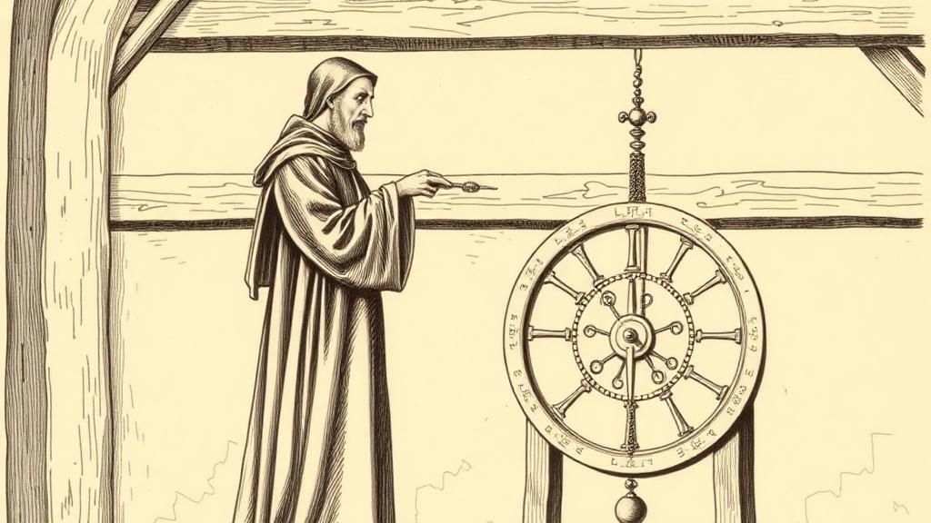 The mechanical escapement, or when clocks learned to tick