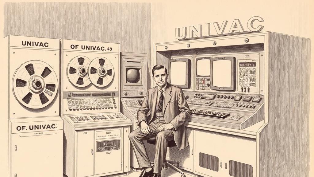 UNIVAC predicts an Eisenhower landslide